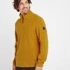 Shire Mens Fleece Zipneck - Mustard
