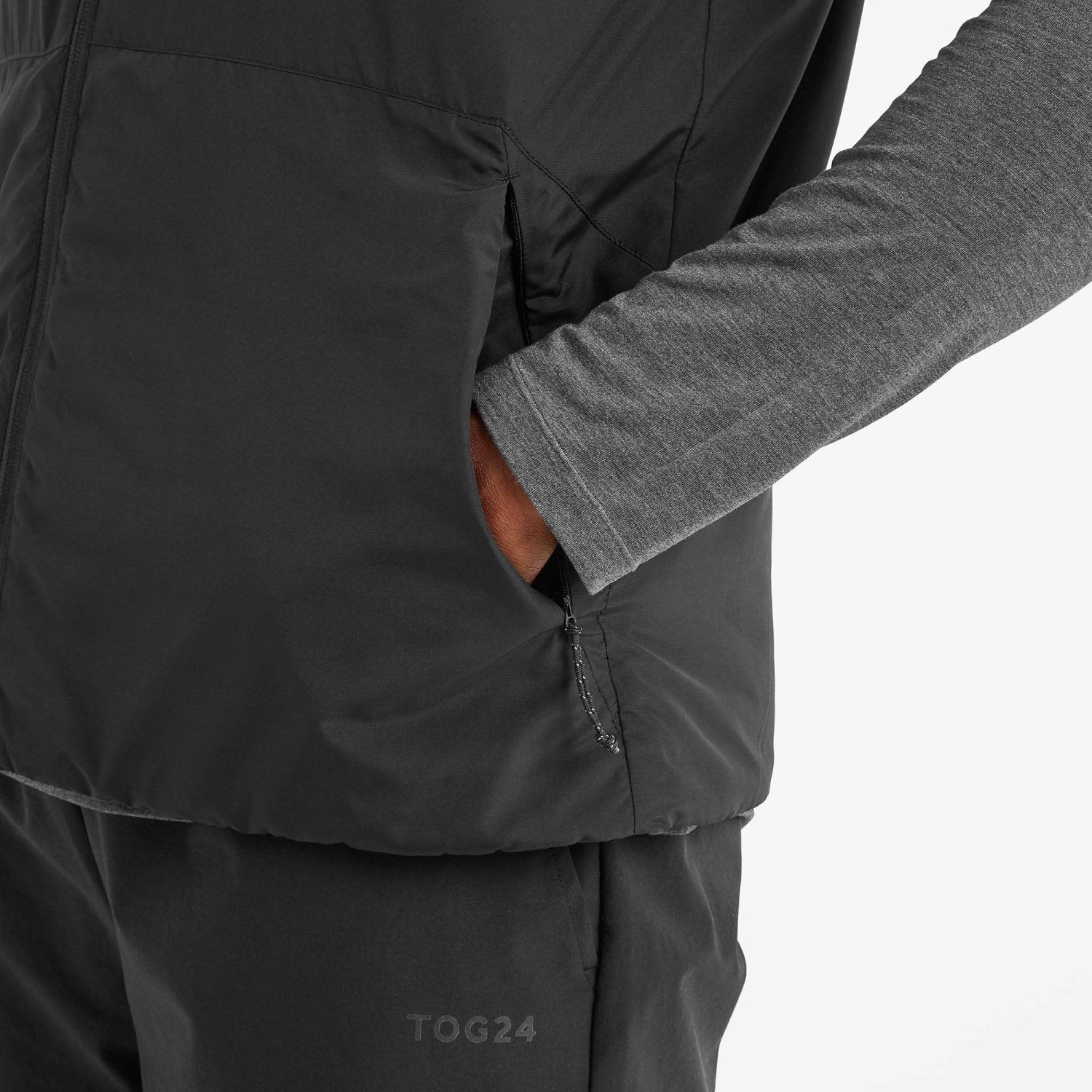 Skulk Mens Tech Light Gilet - Black - Image 6