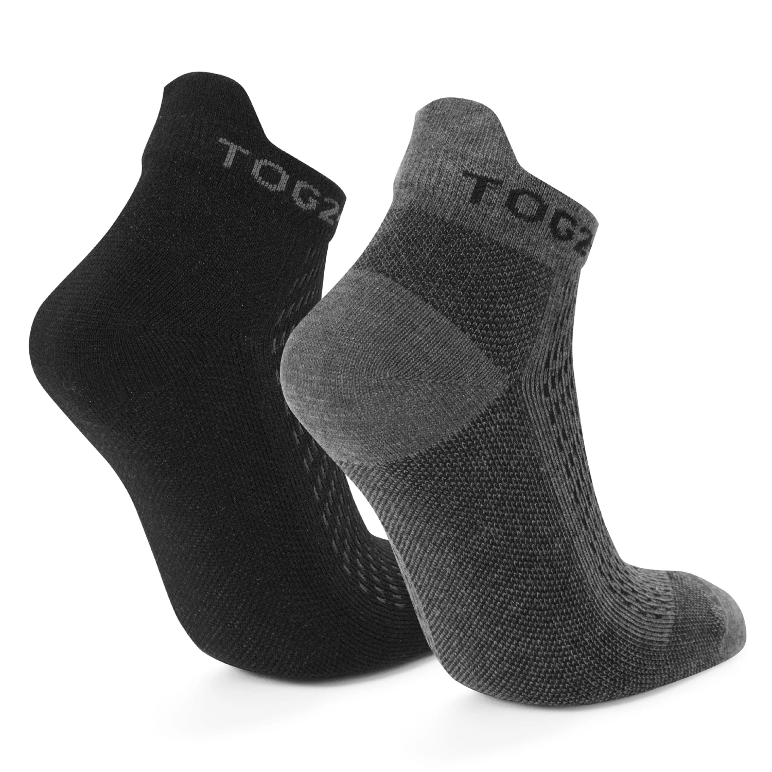 Steyr 2Pack Trek Socks - Black/Dark Grey Marl - Image 2