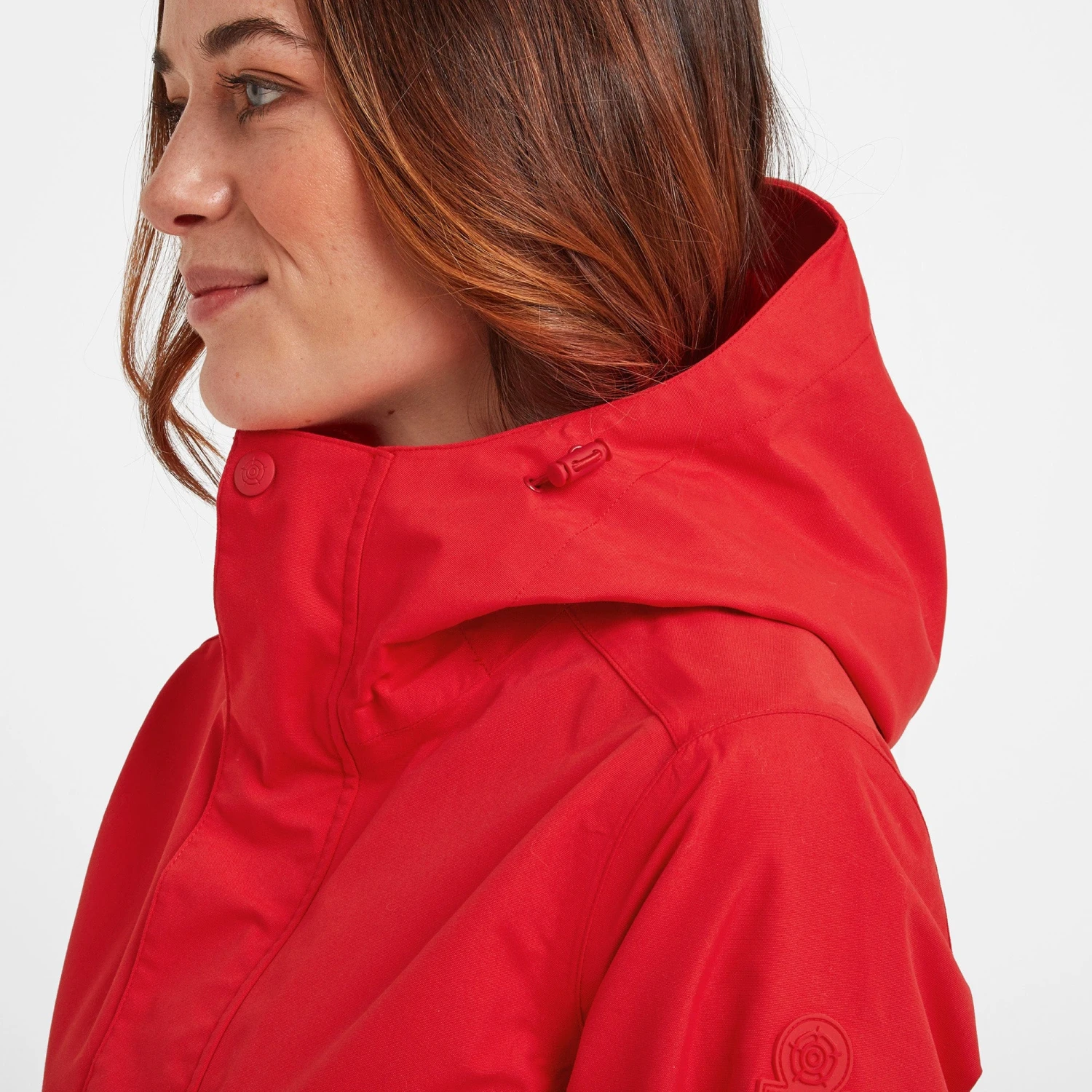 Stutton Womens Waterproof Jacket - Dark Coral - Image 3