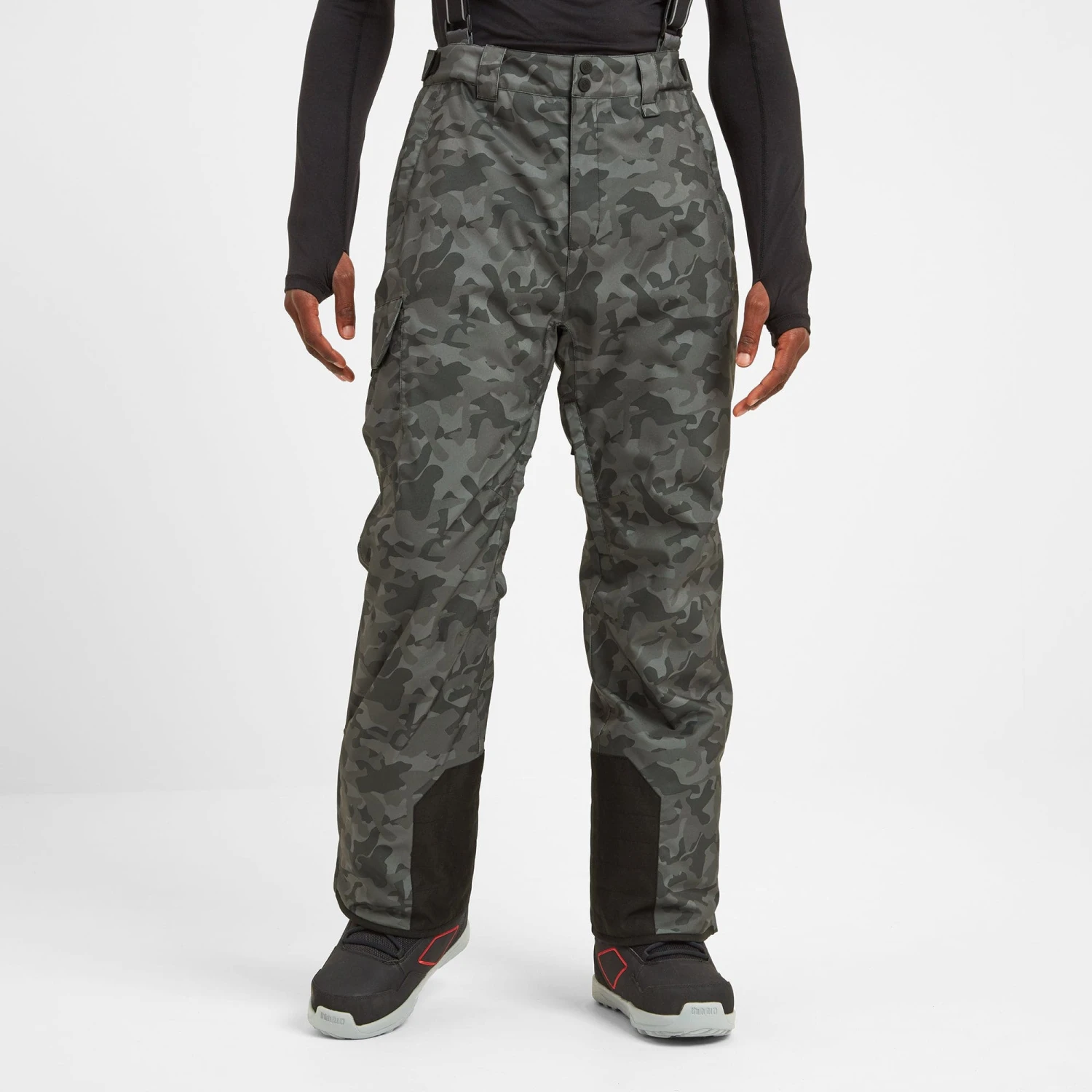 Tempest Mens Salopettes - Steel Grey Camo