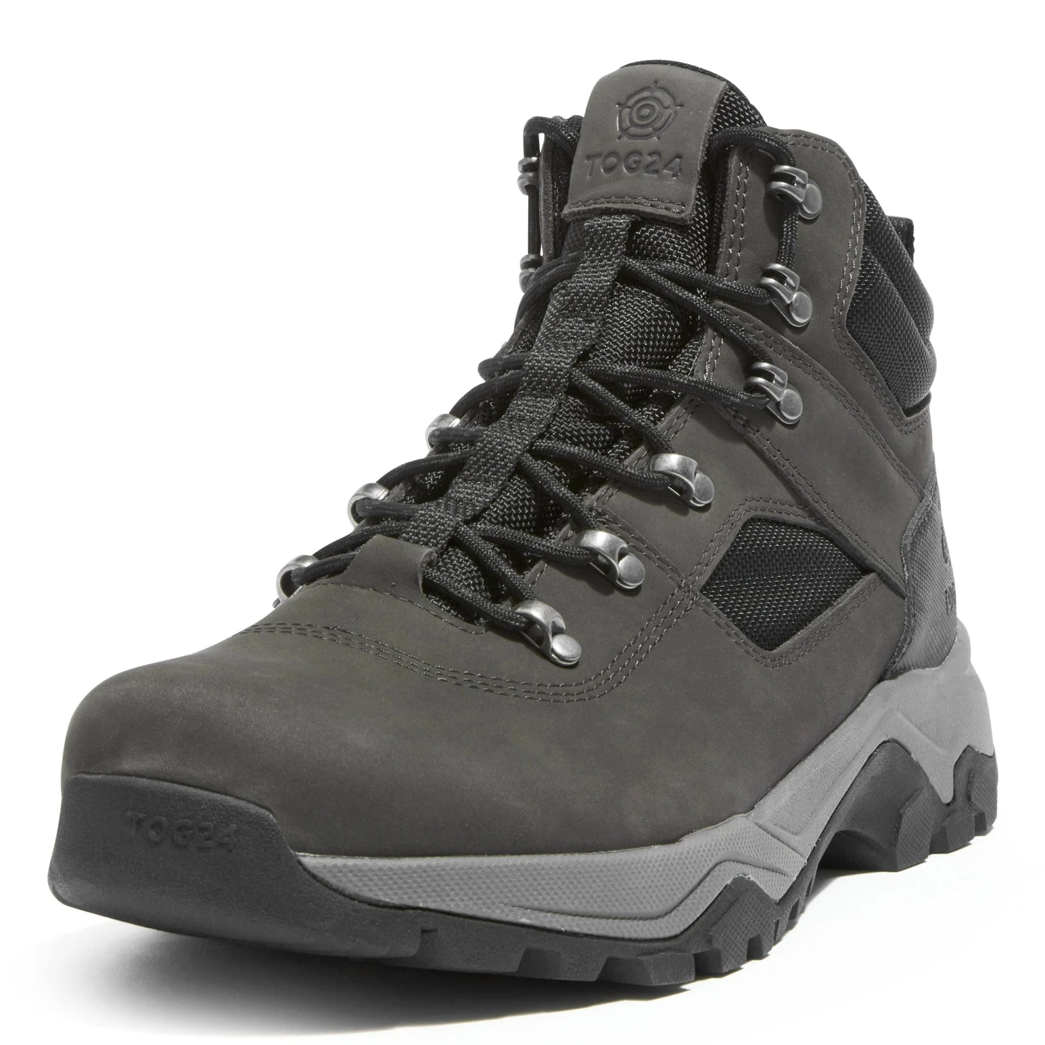Tundra Mens Walking Boots - Charcoal Grey - Image 4