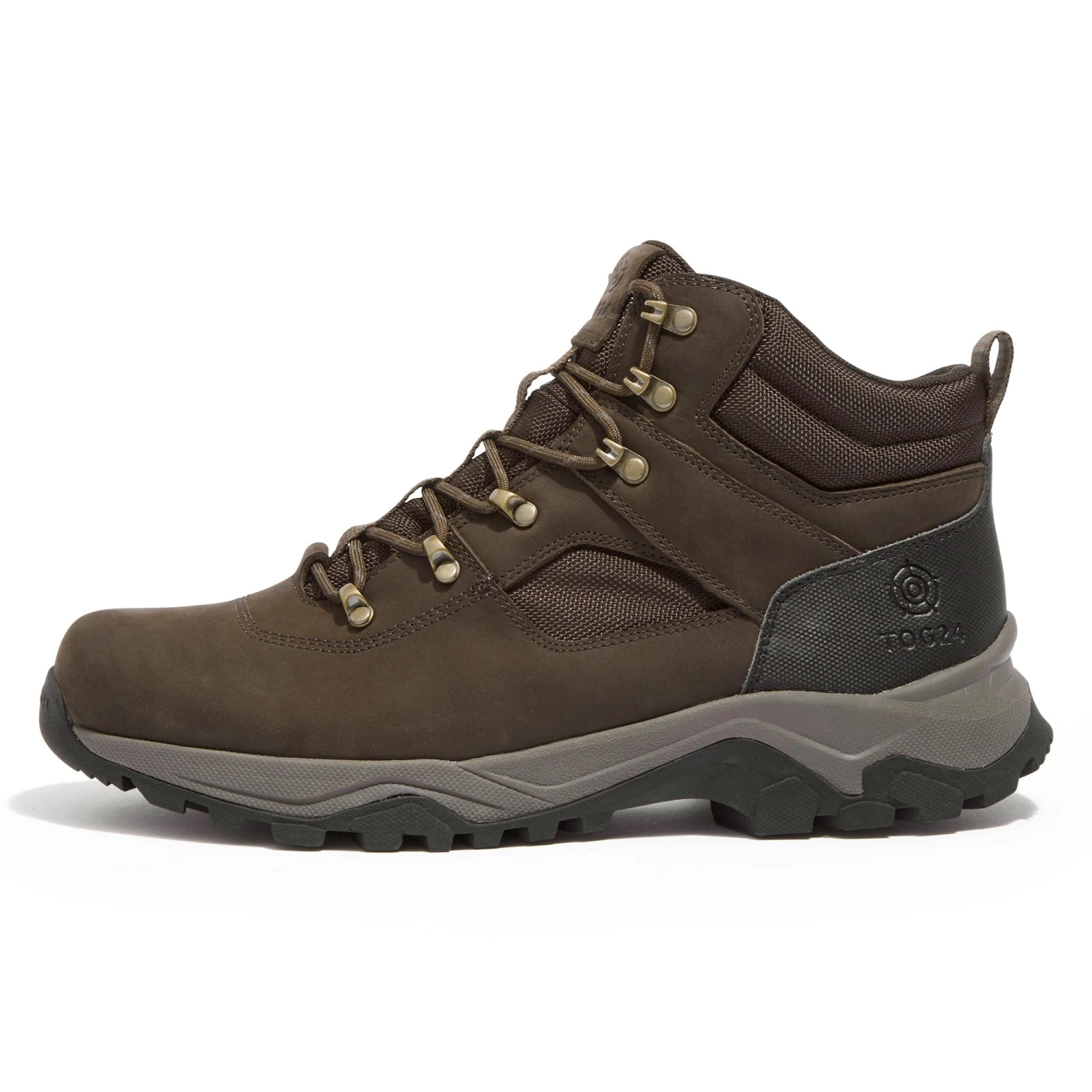 Tundra Mens Walking Boots - Chocolate Brown - Image 3