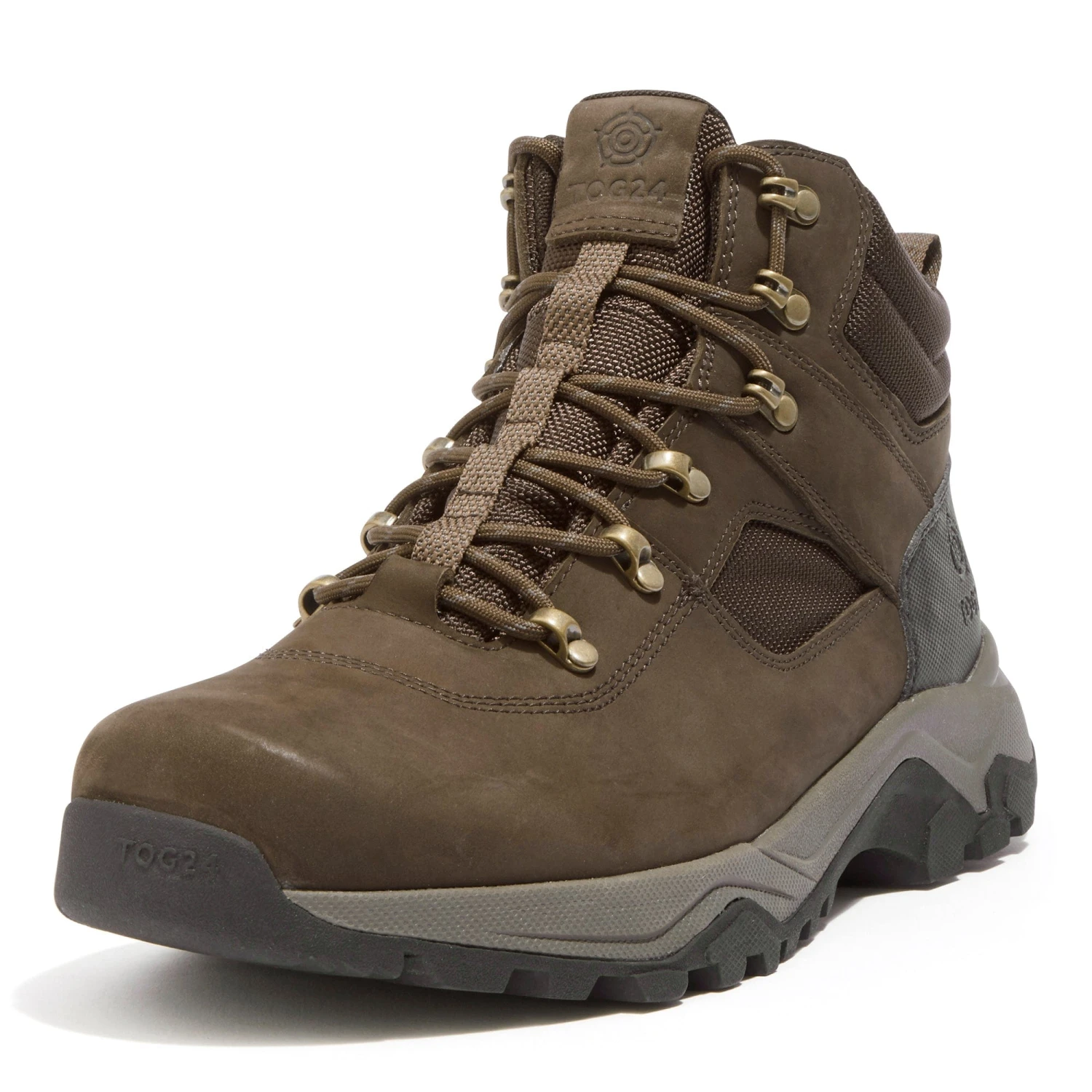 Tundra Mens Walking Boots - Chocolate Brown - Image 2