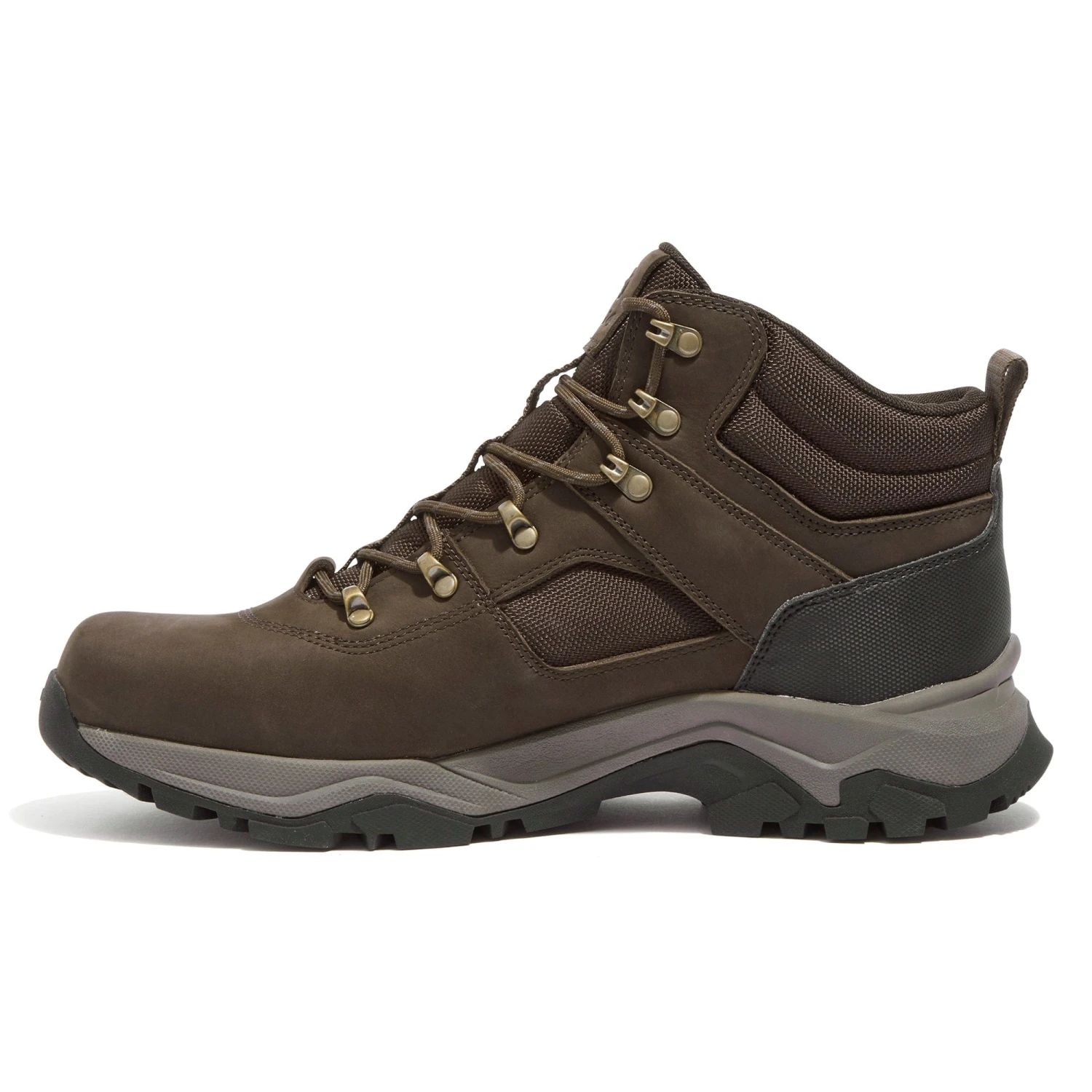 Tundra Mens Walking Boots - Chocolate Brown - Image 4