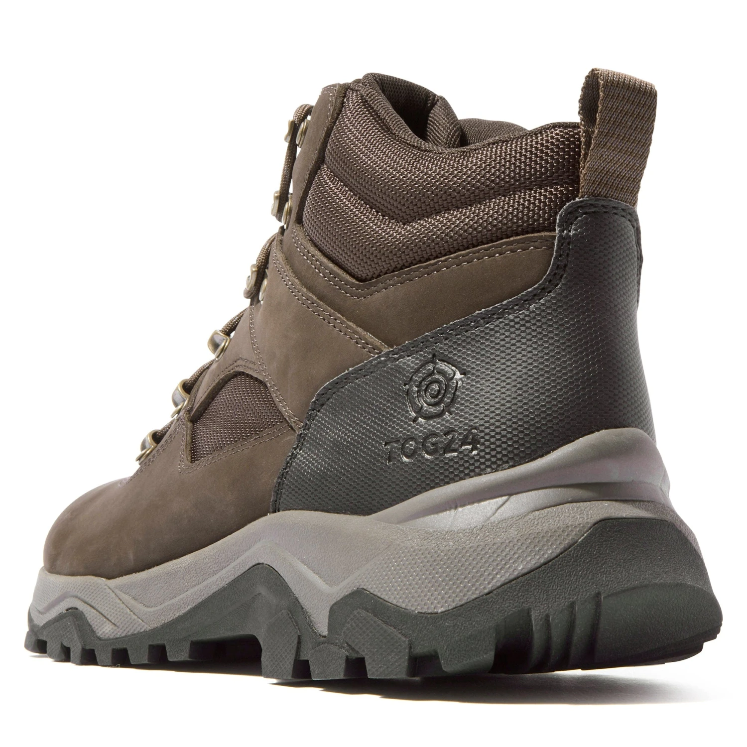 Tundra Mens Walking Boots - Chocolate Brown - Image 6