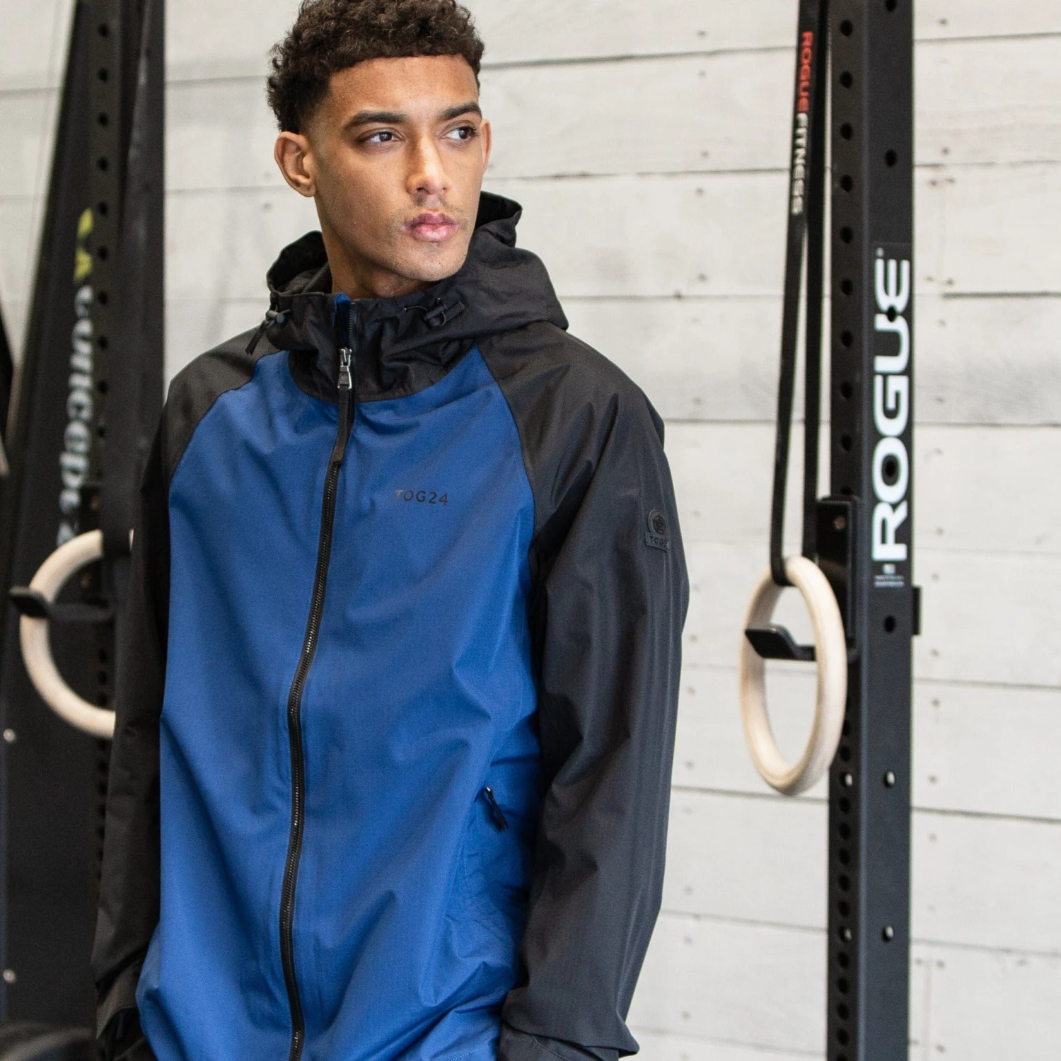 Coatham Mens Jacket - Night Blue/Black - Image 3