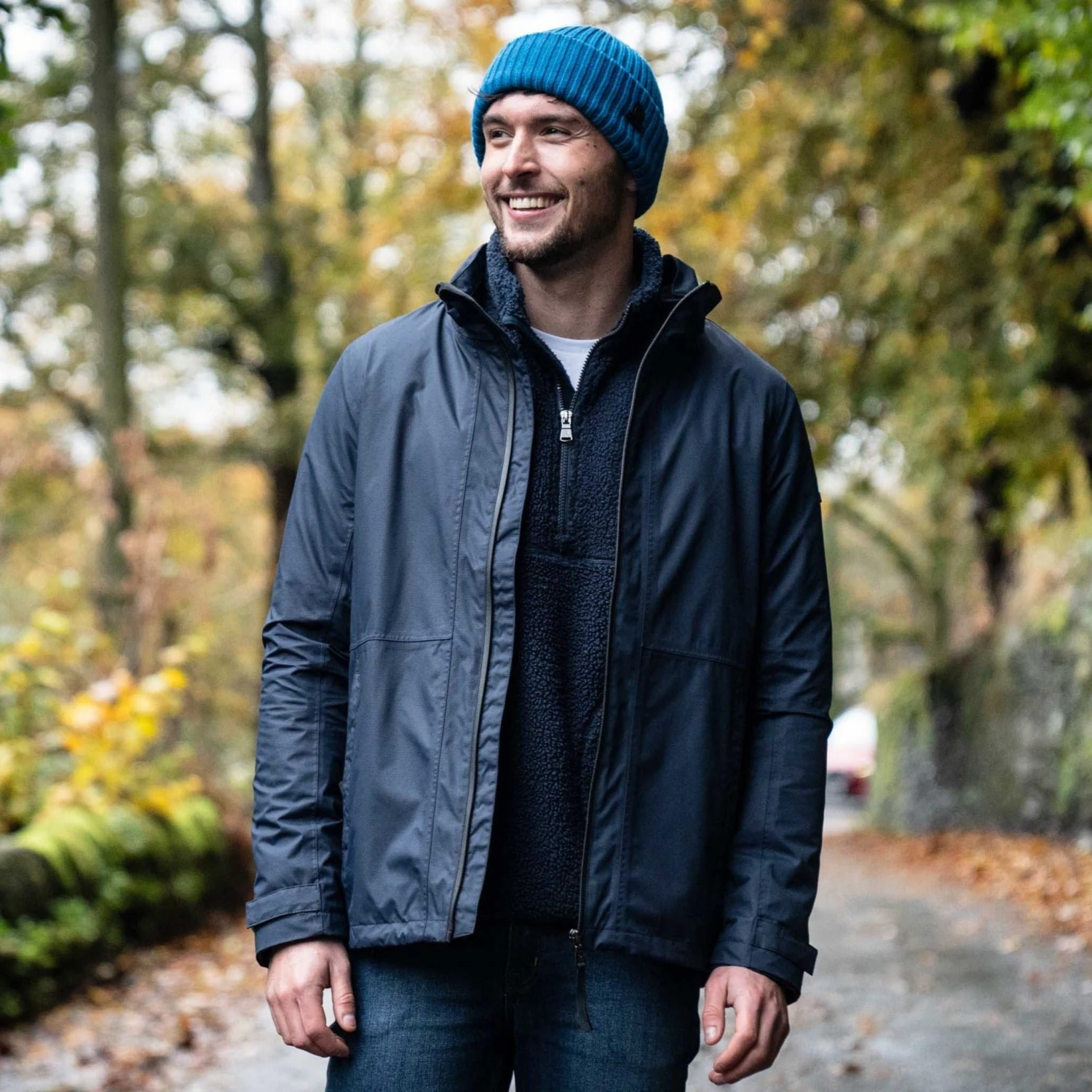 Gribton Mens Waterproof Jacket - Dark Indigo