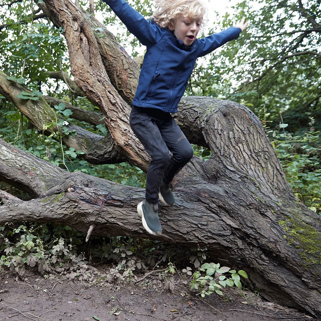 Koroma Kids Softshell Hooded Jacket - Navy - Image 5