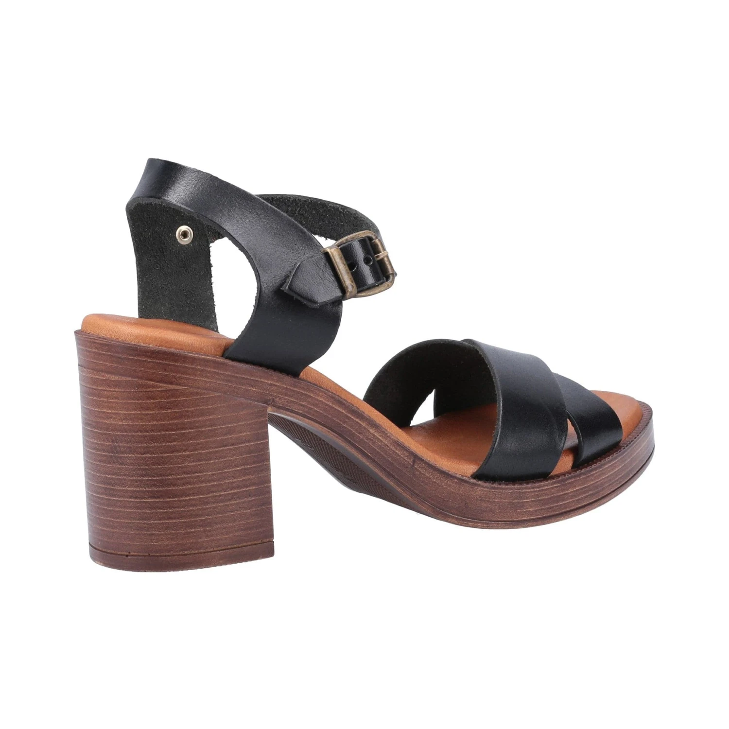 Hush Puppies Georgia Womens Sandal - Black - Image 2