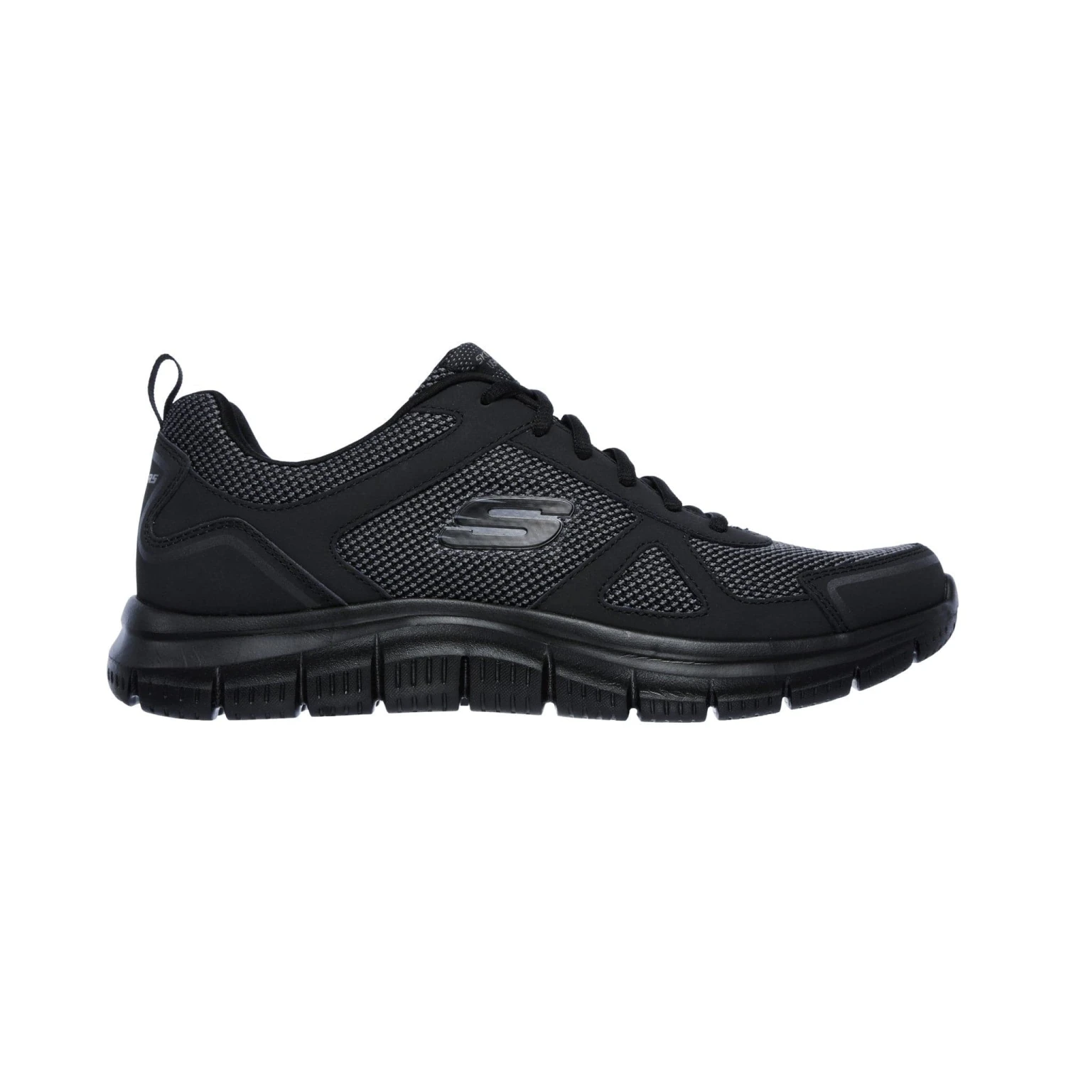 Skechers Track Bucolo Mens Sport Shoes - Black - Image 3