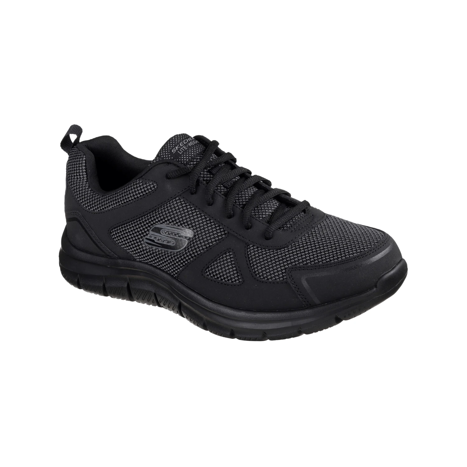 Skechers Track Bucolo Mens Sport Shoes - Black - Image 4