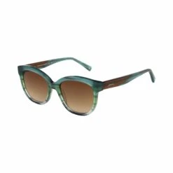 Joules JS7081 Honeysuckle Sunglasses - Shiny Green Grad Horn