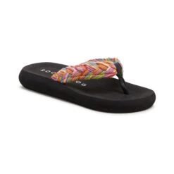 Rocket Dog Sunset Cord Braided Cord Womens Sandal - Rainbow